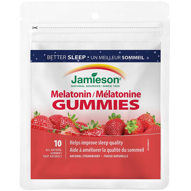 Jamieson Melatonin 2.5mg Gummie - Natural Strawberry