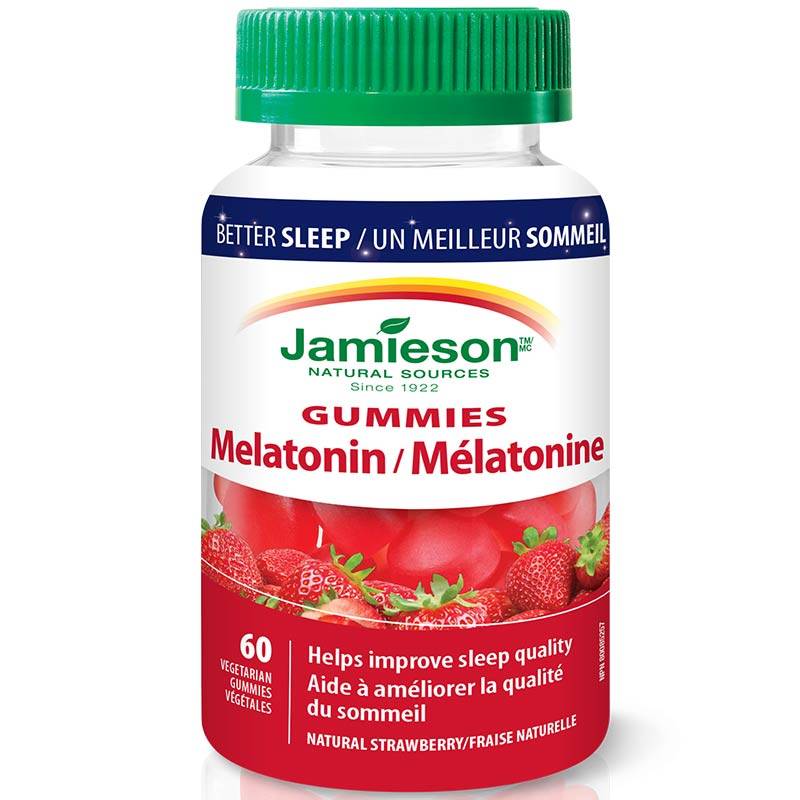 Jamieson Melatonin 2.5mg Gummie - Natural Strawberry