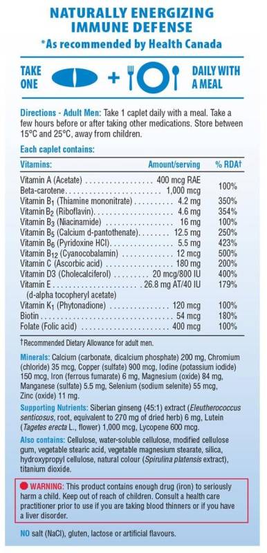 Jamieson 100% Complete Multi Vitamin Men 90 caps