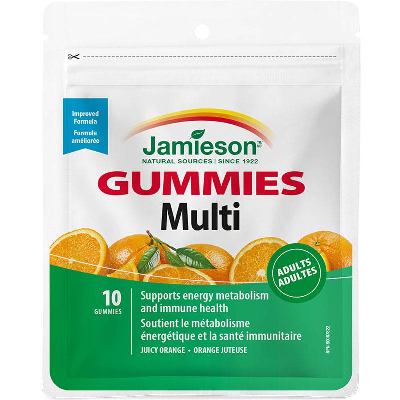 Jamieson Multi Gummies For Adults 10 Gummies