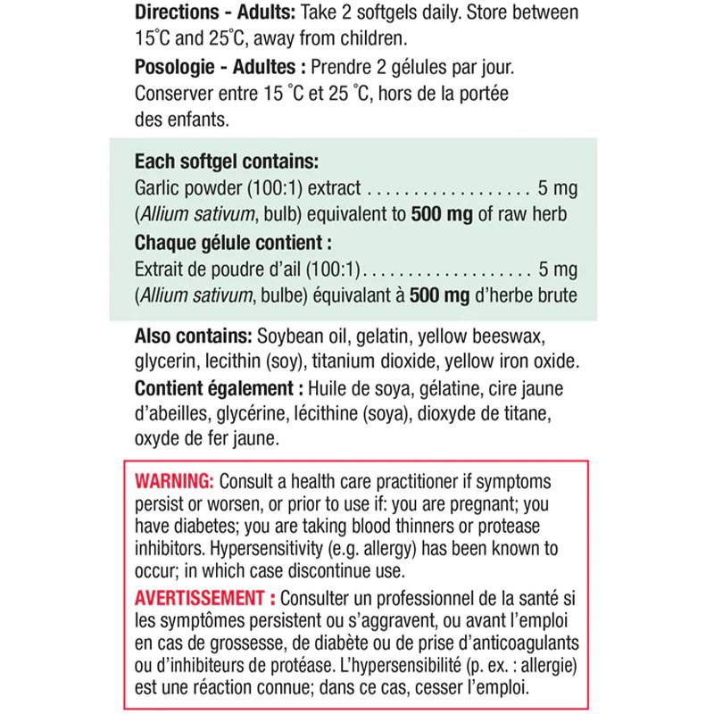 Jamieson Odourless Garlic 500mg