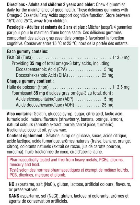Jamieson Omega-3 Adult Gummies 60 caps