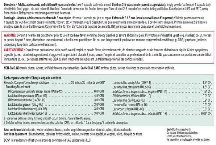 Jamieson Probiotic 30 Billion Extra Strength