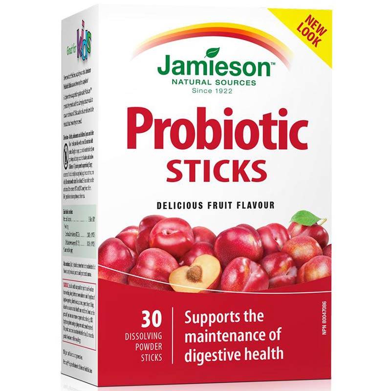 Jamieson Probiotic Sticks - Fruit Flavour