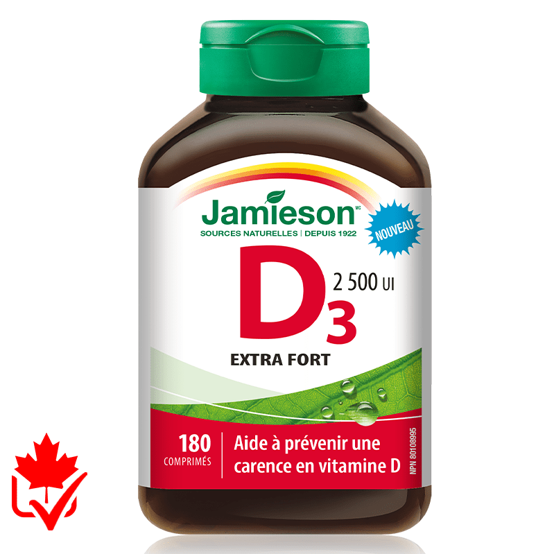 Jamieson Vitamin D 2500IU 180 tabs
