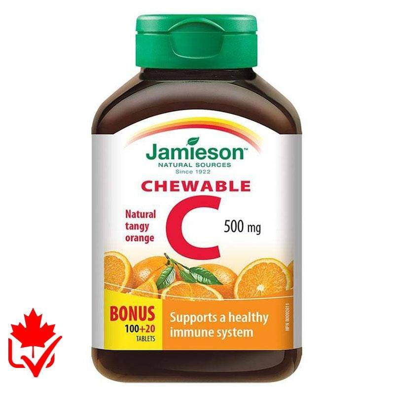 Jamieson Vit. C 500mg Chew 120 tabs
