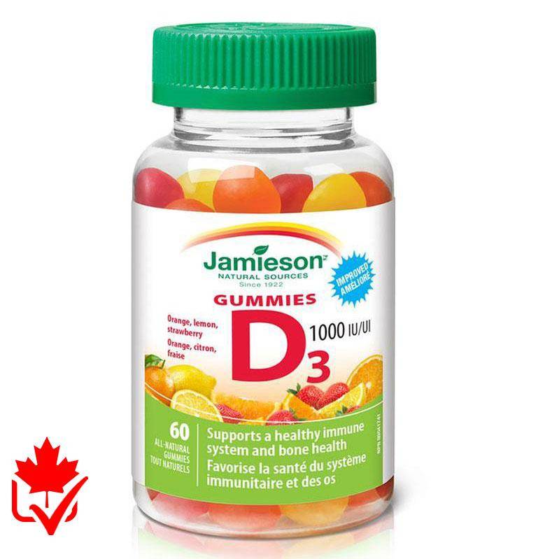 Jamieson Vitamin D 1000IU 60 jujubes