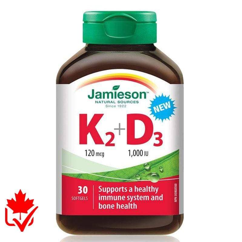 Jamieson Vitamine K+D 30 caps