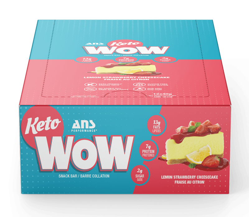 ANS KetoWOW barres boîte de 12