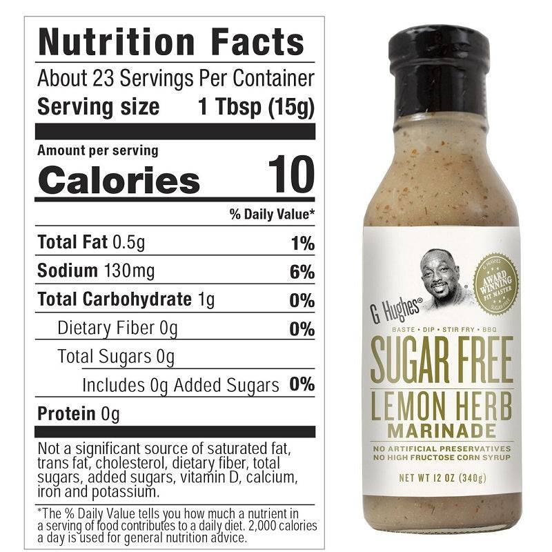 G Hughes Sugar Free Marinade 340-367g