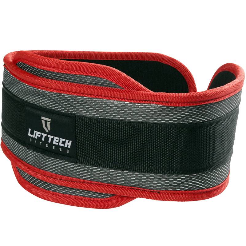 Lift Tech Fitness Dipping Belt - Red/Gray