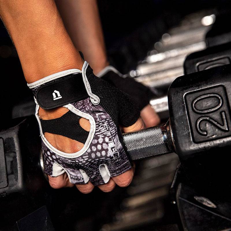Lift Tech Fitness Women's Elite Gloves Black/Gray