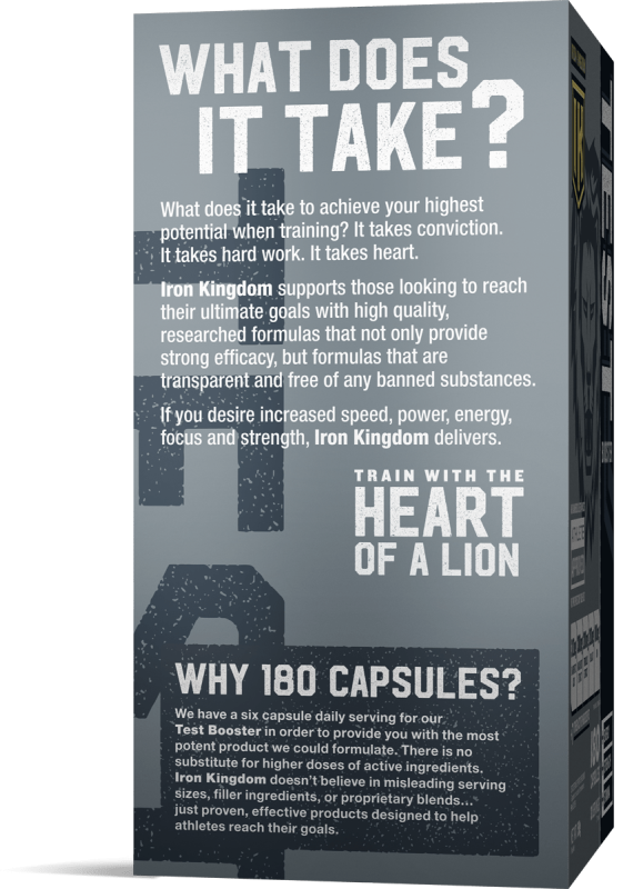 Iron Kingdom TEST Booster 180 caps