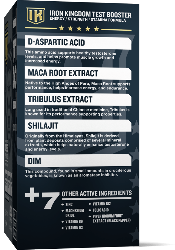 Iron Kingdom TEST Booster 180 caps