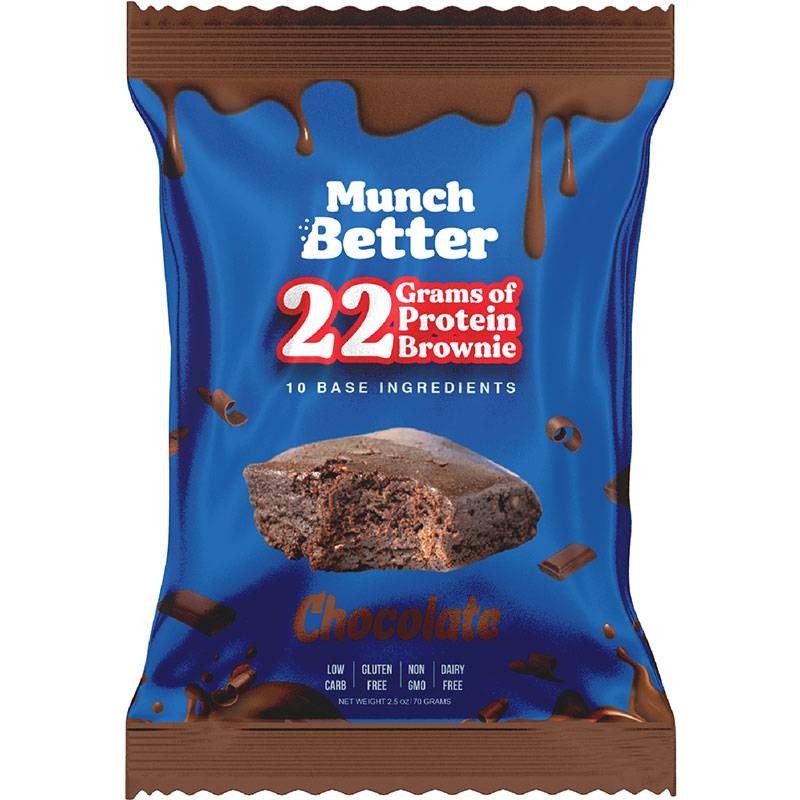 Munch Better Protein Brownie -- Chocolate
