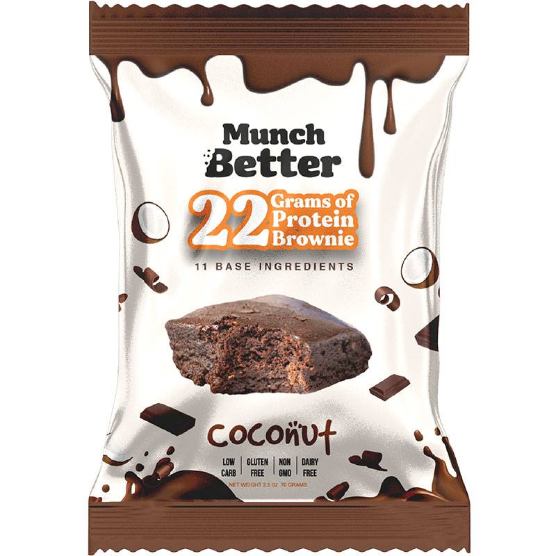Munch Better Protein Brownie - Coconut