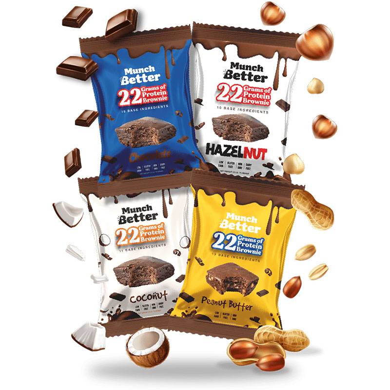 Munch Better Protein Brownie -- Chocolate