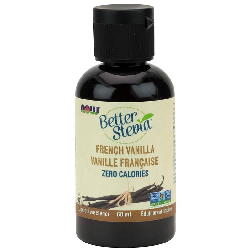 NOW Stevia Liquid Sweetener - French Vanilla