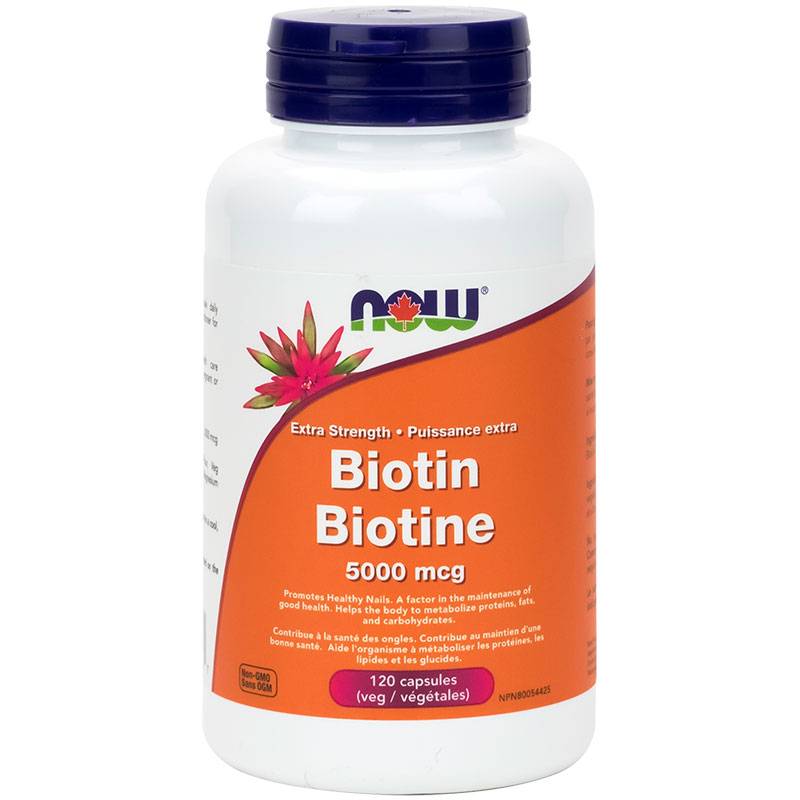 NOW Biotin Extra Strength 5000 mcg (120's)