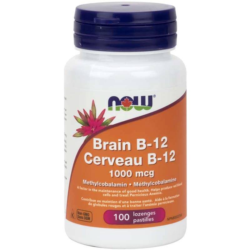 NOW Brain B-12 Methylcobalamin 1000 mcg