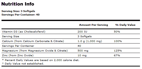 NOW Calcium & Magnesium with D & Zinc