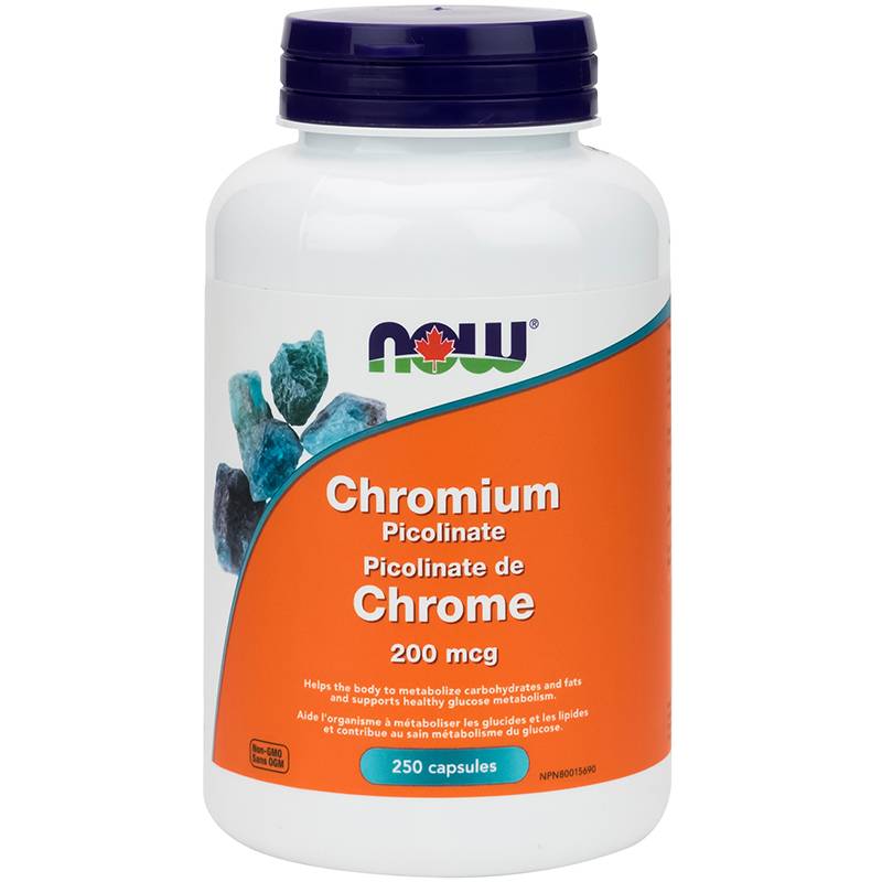 NOW  Picolinate de Chrome 250 caps