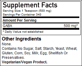 NOW GABA Pure Powder 170g