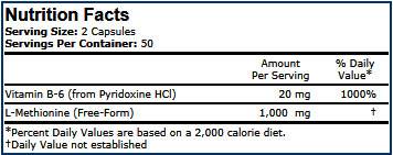 NOW L-Methionine 500 mg