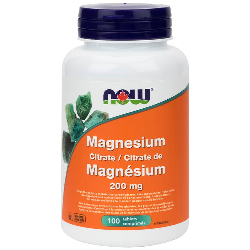 NOW Magnesium Citrate 200 mg