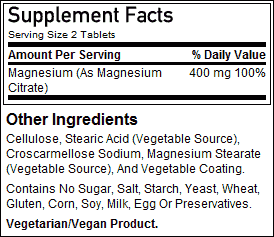 NOW Magnesium Citrate 200 mg