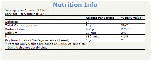 NOW Psyllium Husks - Powder