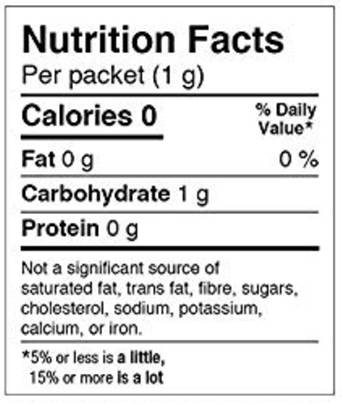 NOW Stevia Extract Packets - French Vanilla
