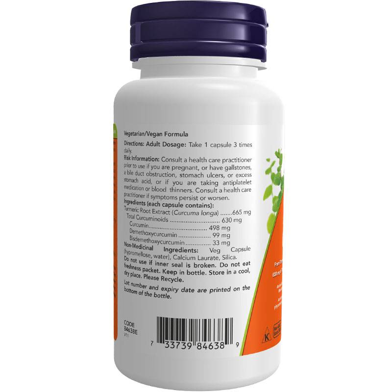 NOW Turmeric Curcumin Complex