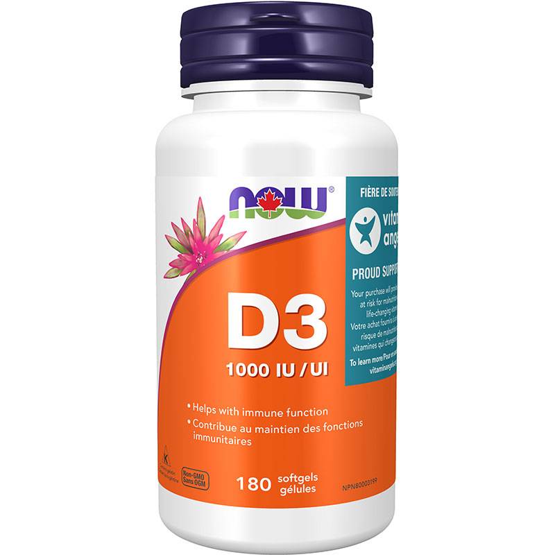 NOW Vitamin D3 1000 IU