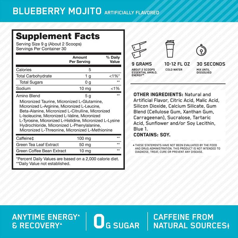 Optimum Nutrition Amino Energy 270g