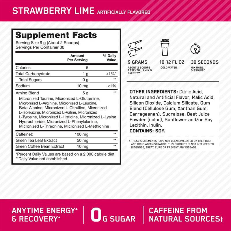 Optimum Nutrition Amino Energy 270g