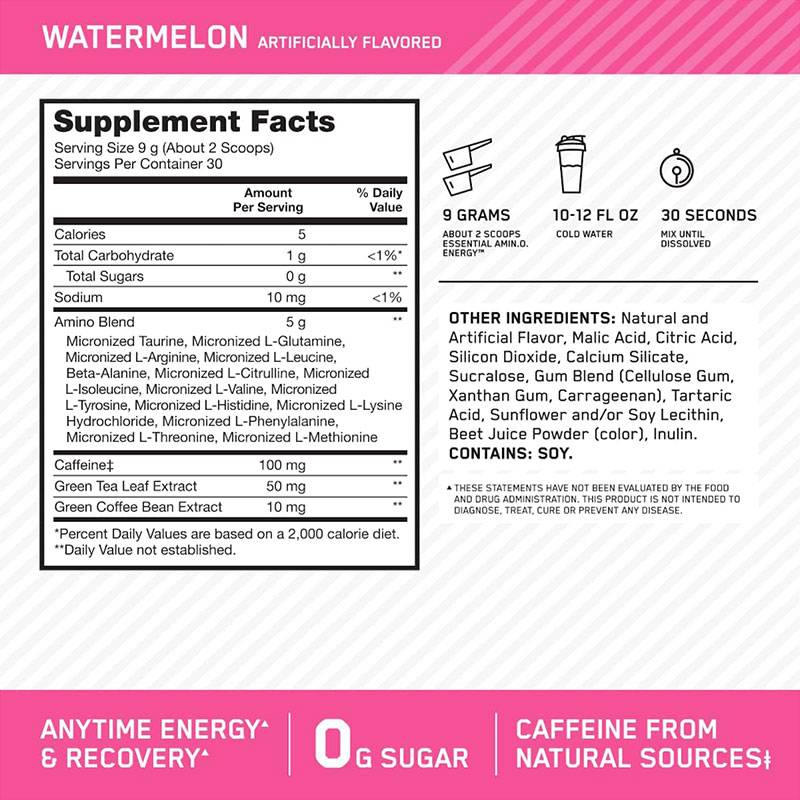 Optimum Nutrition Amino Energy 270g