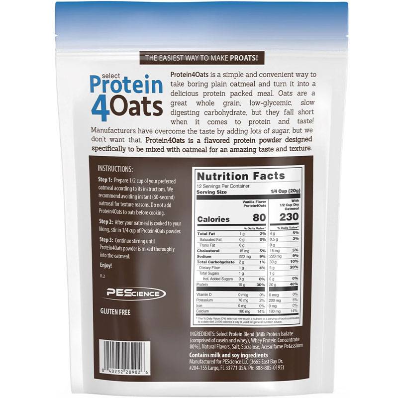 PEScience Select Protein 4 Oats