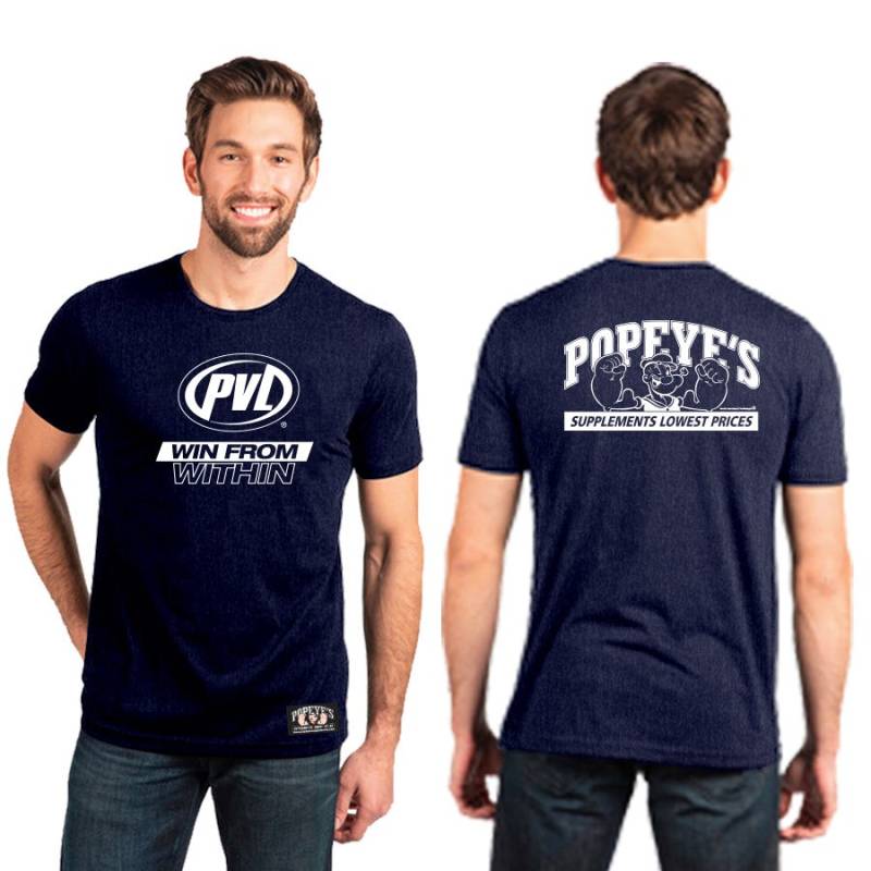 Popeye's PVL Shirt "Win From Within" Navy