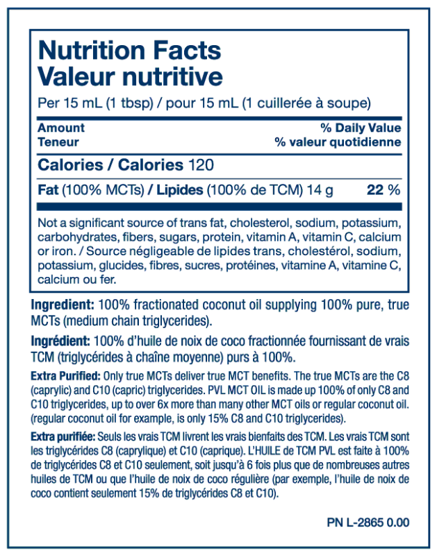 PVL MCT Oil 946ml