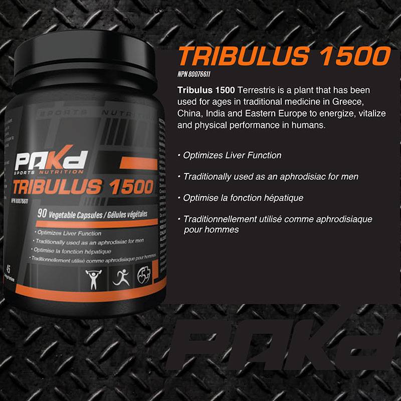 Pakd Sports Nutrition Tribulus 1500
