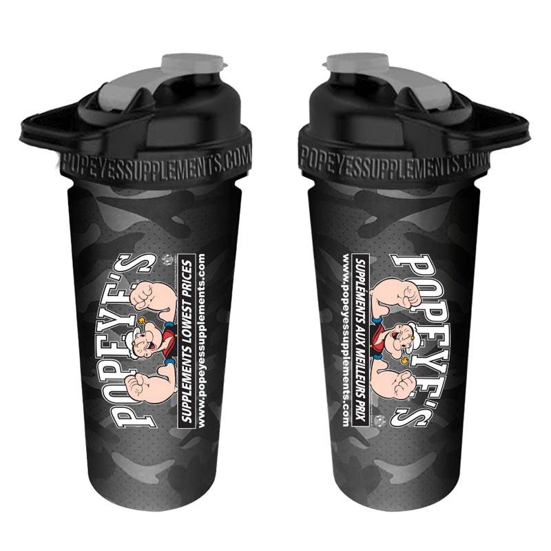 Popeye's Supplements Stainless Steel Typhoon Shaker - Black Camo