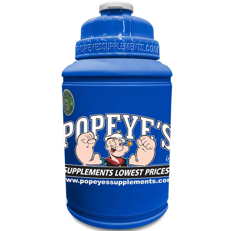 Popeye's Supplements Power Jug -- Matte Blue
