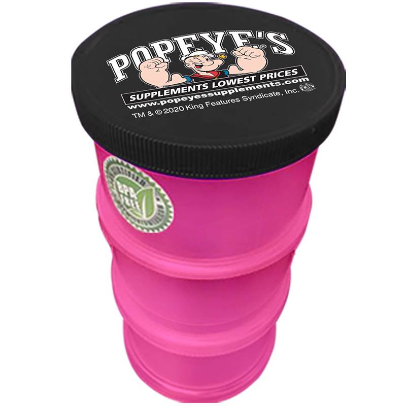 Popeye's Supplements Power Stacker - Black Top / Neon Pink