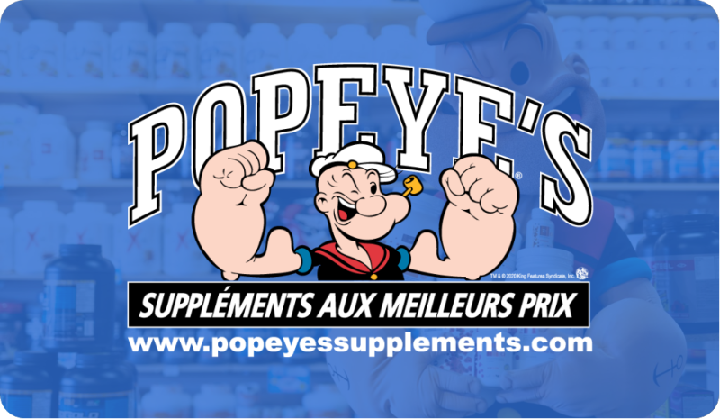 Popeye's Supplements Gift Card