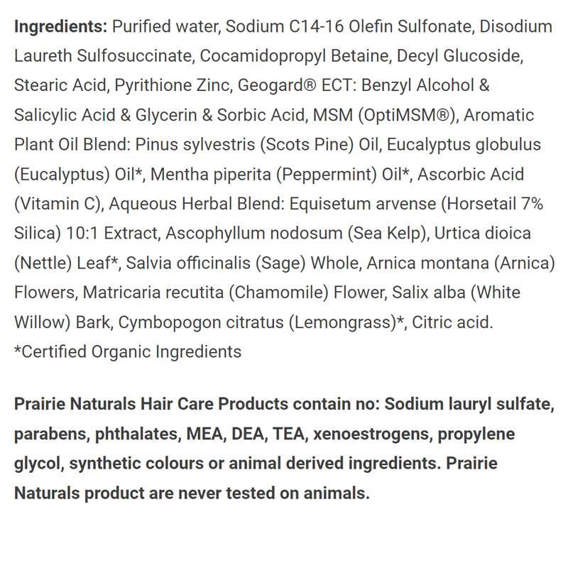 Prairie Naturals Avalanche Anti-Dandruff Shampoo