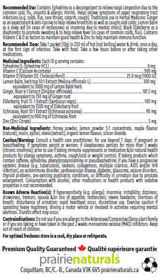 Prairie Naturals Citrus Soother Decongestant