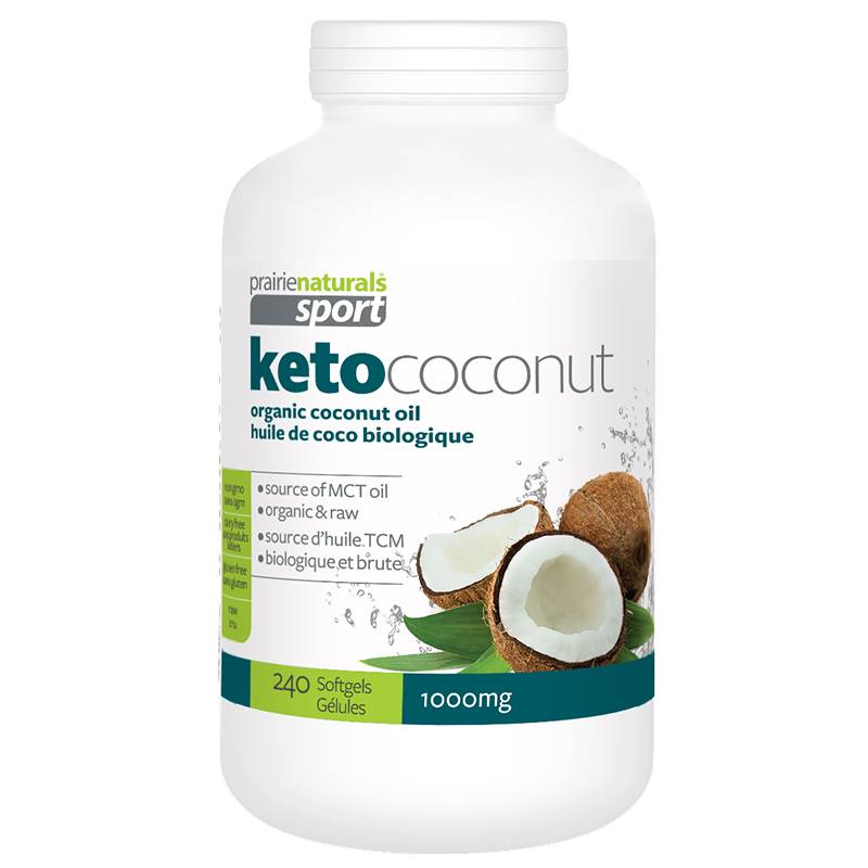 Prairie Naturals Sport Keto Coconut 100% Pure Coconut Oil
