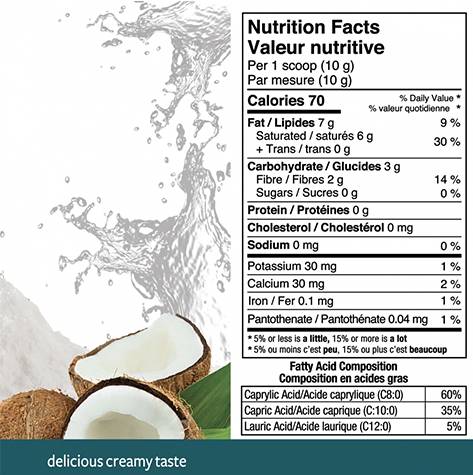 Prairie Naturals Keto MCT Organic Coconut Oil Powder