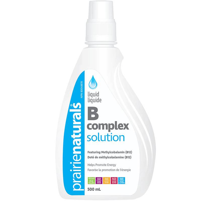 Prairie Naturals Liquid B Complex Solution - Apple Plum